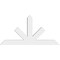 Ekena Millwork Saratoga Architectural Grade PVC Gable Bracket, 72"W x 36"H x 4"D x 6"F, 12/12 Pitch GBP072X36X0406SAR00 - alternate 3